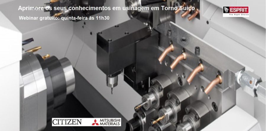 Aprimore os seus conhecimentos em usinagem em Torno Suiço